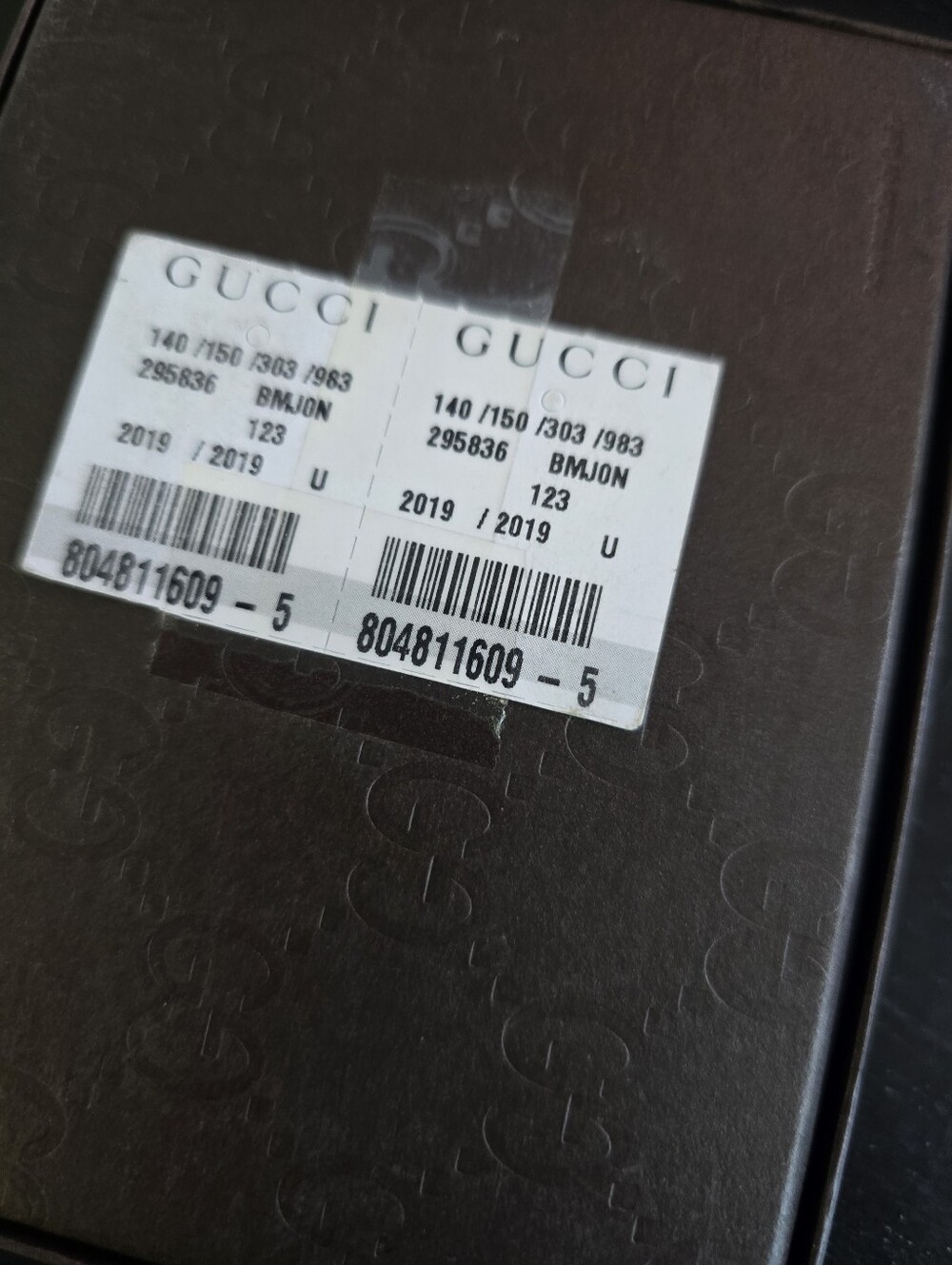 Authentic Gucci Gift Box & Tag Empty  5.5 x 4 x 0.875 - Picture 6 of 7